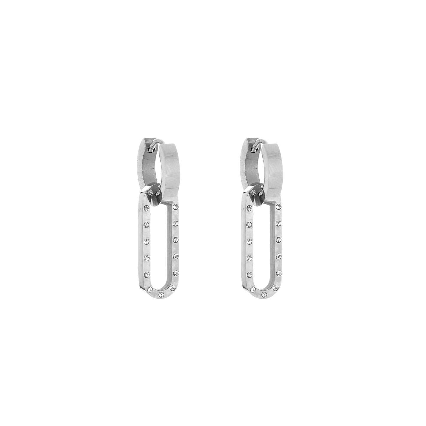 Statement oorbellen Zilver