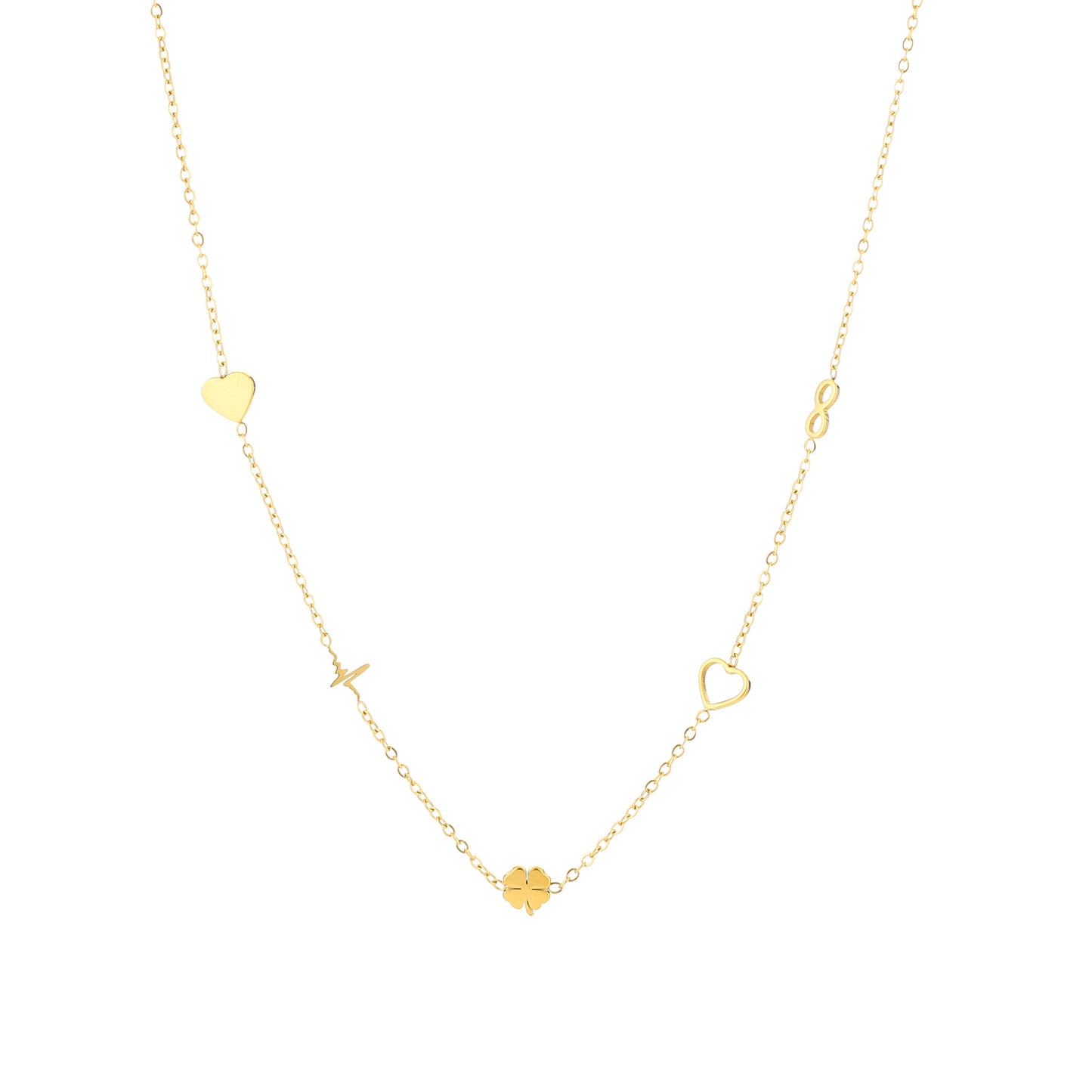 Geluks ketting Goud